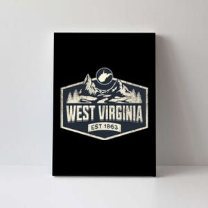 West Virginia Map Home Canvas