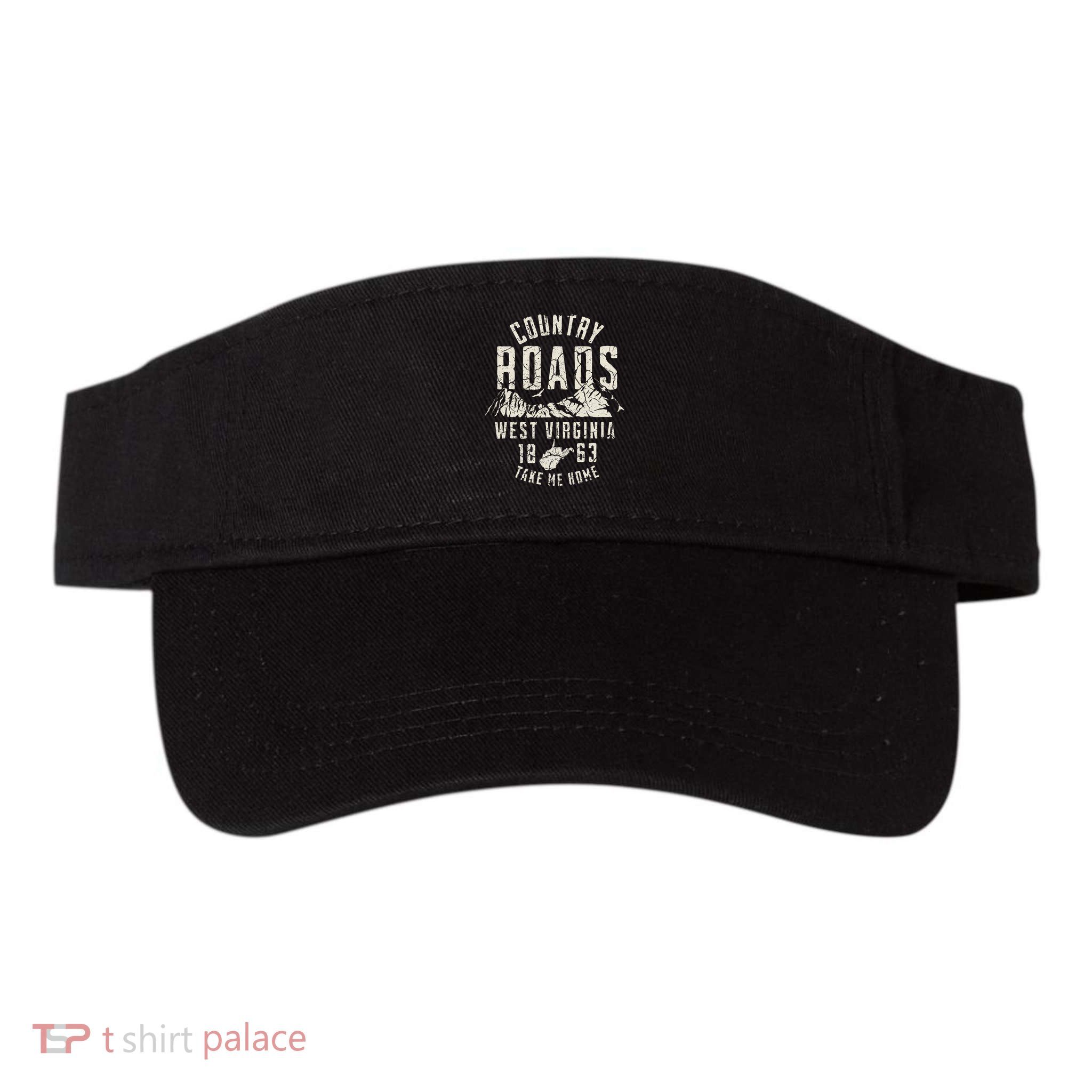West Virginia Map Home Country Roads Visor