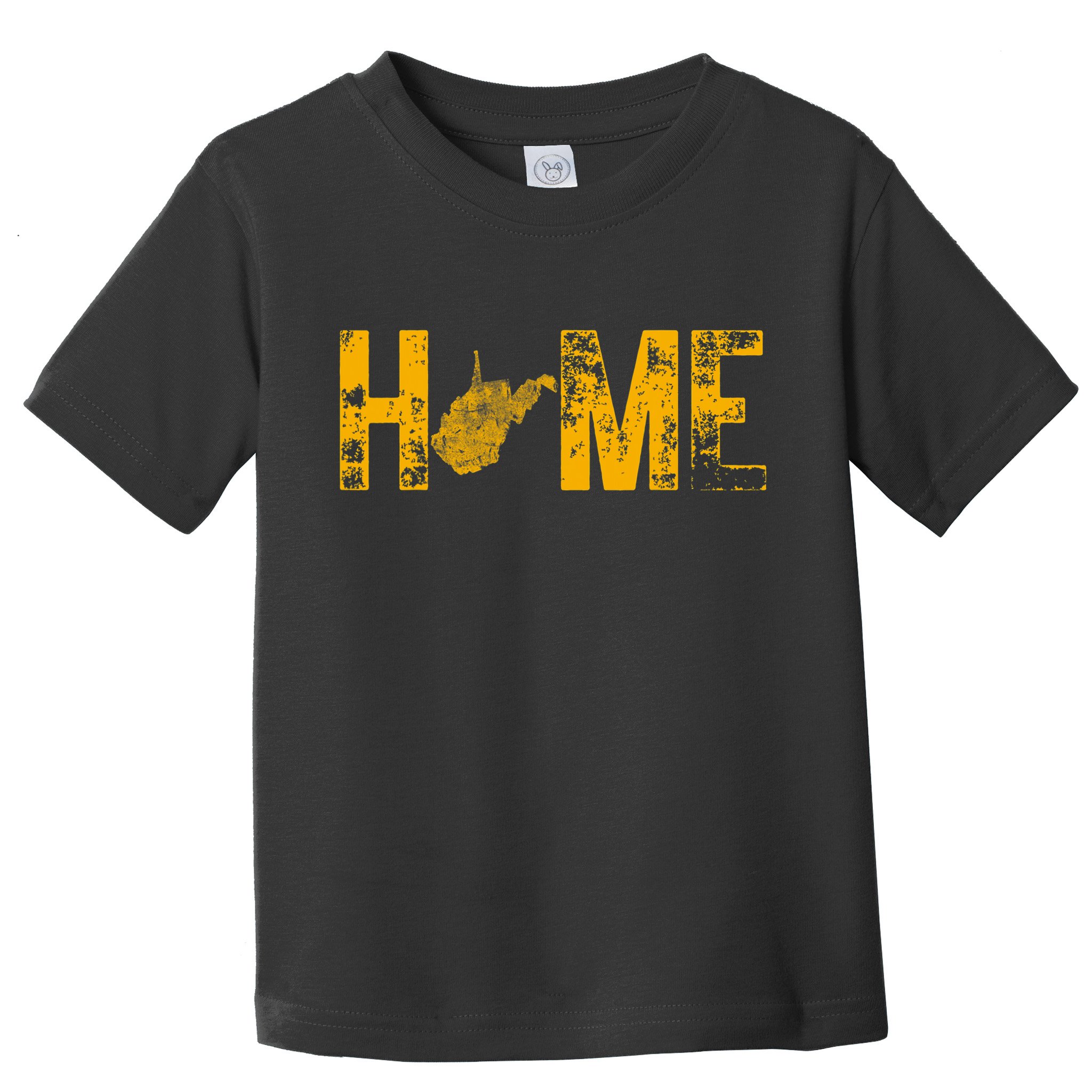 West Virginia Map Home WV Vintage Toddler T-Shirt