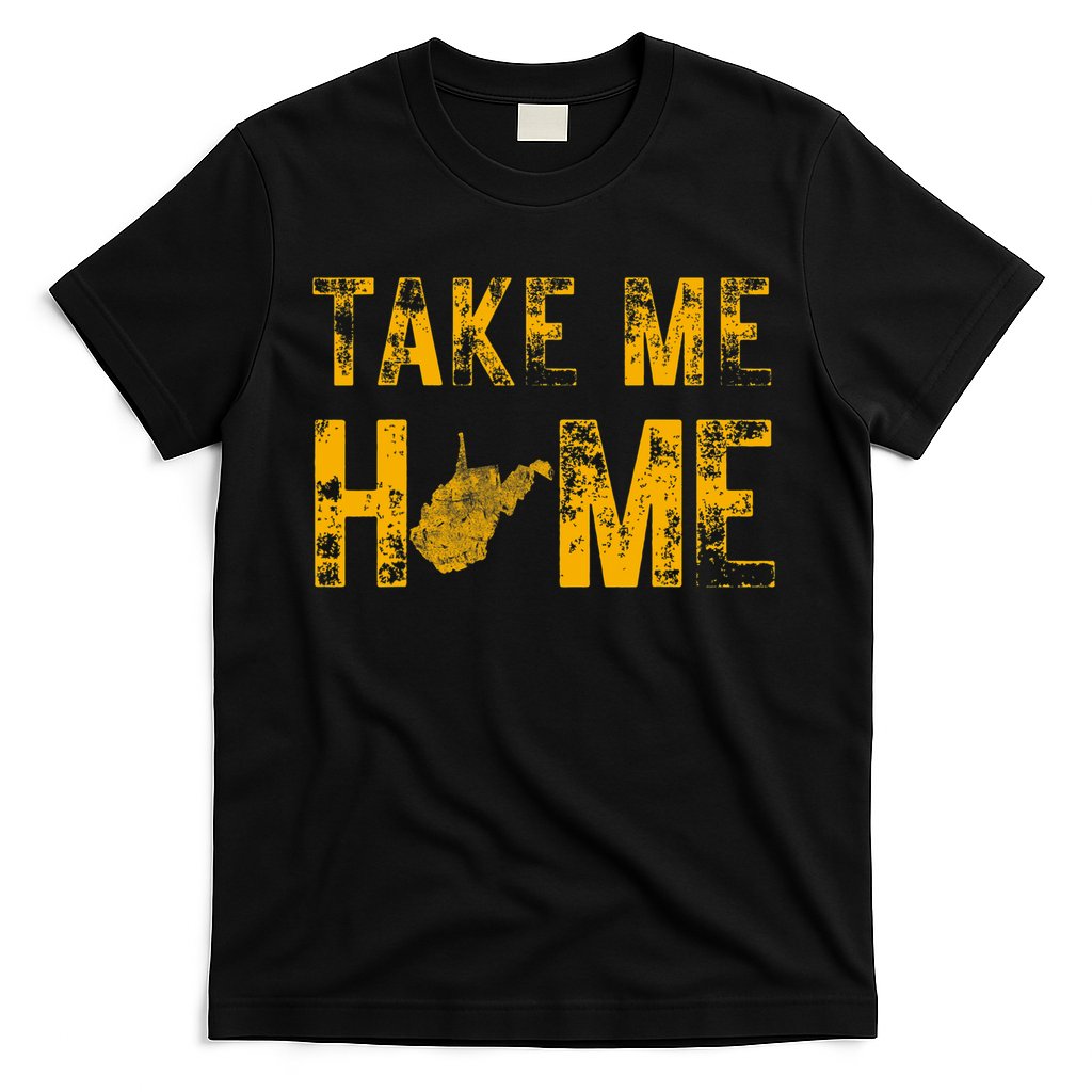 West Virginia Map Home WV Vintage T-Shirt