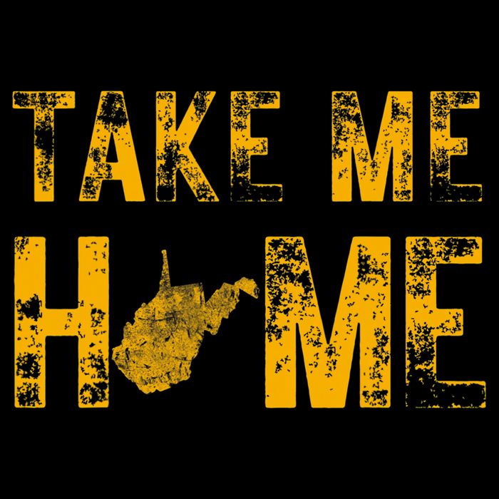 West Virginia Map Home WV Vintage T-Shirt