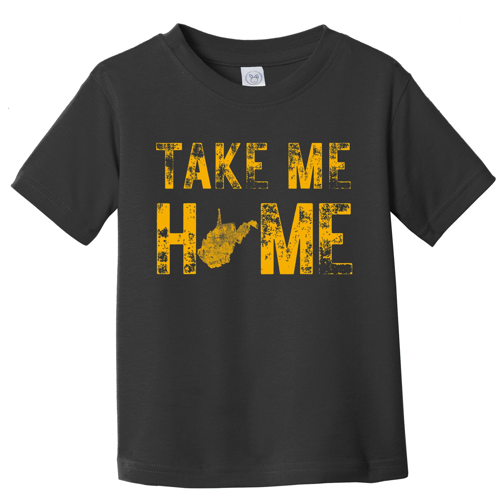 West Virginia Map Home WV Vintage Toddler T-Shirt
