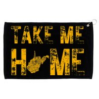 West Virginia Map Home WV Vintage Grommeted Golf Towel