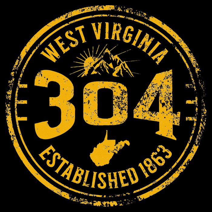 West Virginia Map 304 Home Vintage Bucket Hat