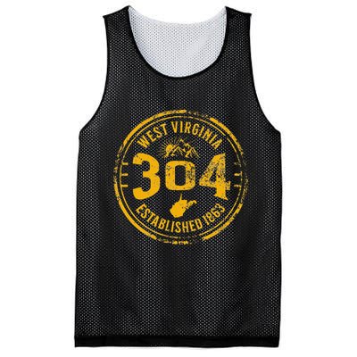 West Virginia Map 304 Home Vintage Mesh Reversible Basketball Jersey Tank