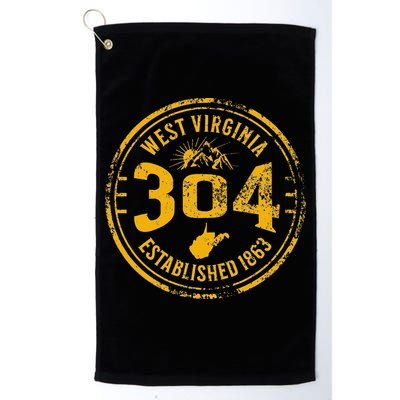 West Virginia Map 304 Home Vintage Golf Towel