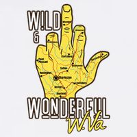 West Virginia Map Wv Middle Finger Funny Wv Souvenir Graphic Golf Towel
