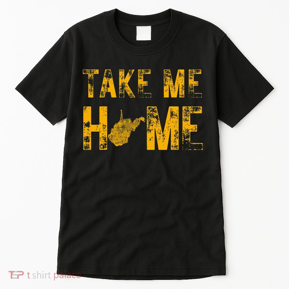 West Virginia Map Home WV Vintage Tall T-Shirt