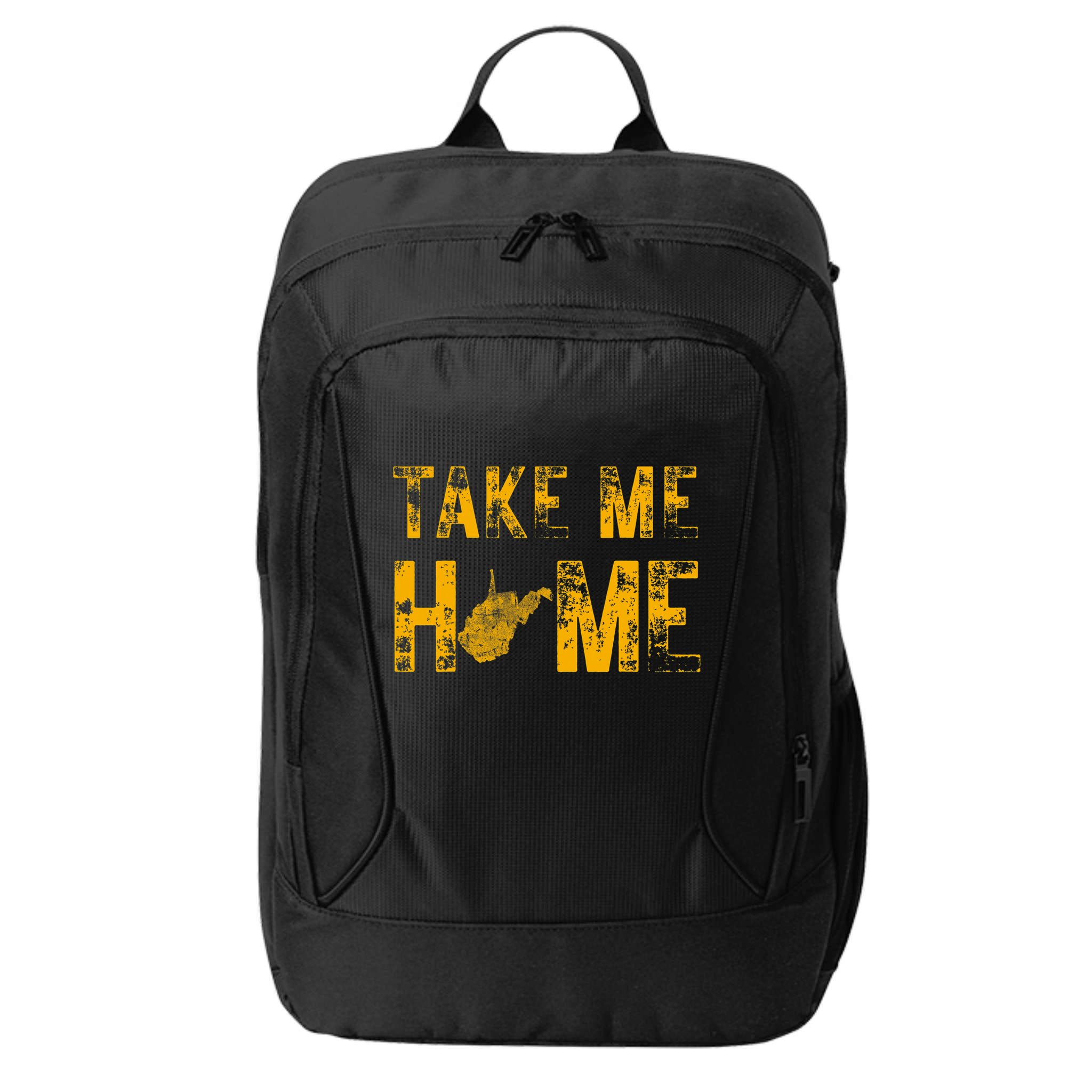 West Virginia Map Home WV Vintage City Backpack