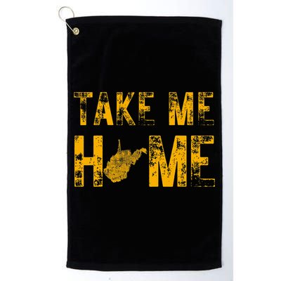 West Virginia Map Home WV Vintage Golf Towel