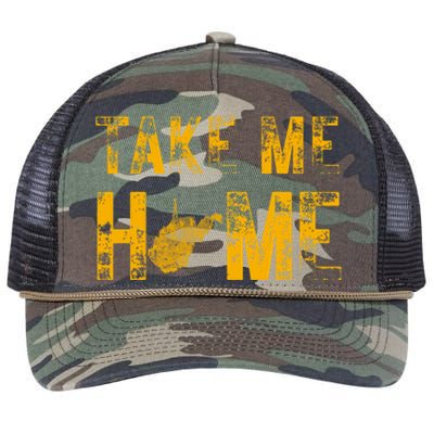 West Virginia Map Home WV Vintage Retro Rope Trucker Hat Cap