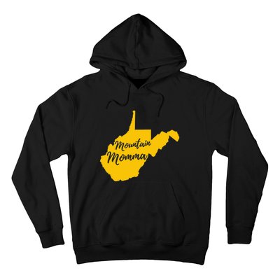 West Virginia Mountain Momma State Map Home Hoodie