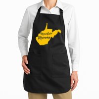 West Virginia Mountain Momma State Map Home Apron