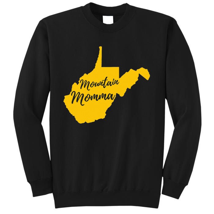 West Virginia Mountain Momma State Map Home Sweatshirt