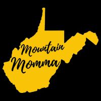 West Virginia Mountain Momma State Map Home 7-Panel Snapback Hat