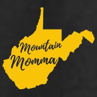 West Virginia Mountain Momma State Map Home 15oz Campfire Ceramic Mug