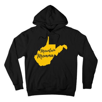 West Virginia Mountain Momma State Map Home Tall Hoodie