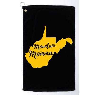 West Virginia Mountain Momma State Map Home Golf Towel