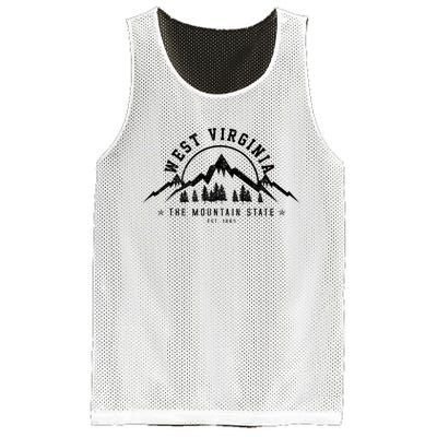 West Virginia Mountain State Est. 1869 Vintage Gift Mesh Reversible Basketball Jersey Tank