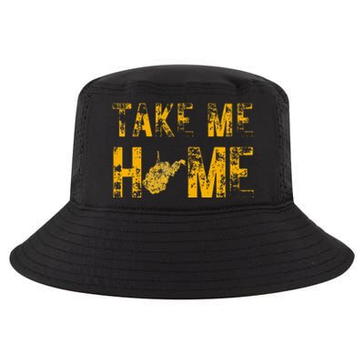 West Virginia Map Home WV Vintage Cool Comfort Performance Bucket Hat