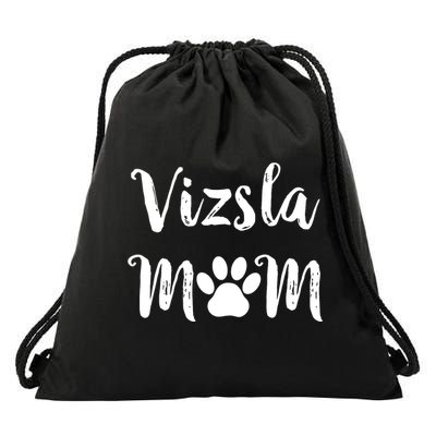 Womens Vizsla Mom Dog Mom Vizsla Dog VNeck Drawstring Bag