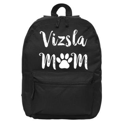 Womens Vizsla Mom Dog Mom Vizsla Dog VNeck 16 in Basic Backpack