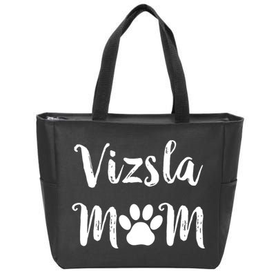 Womens Vizsla Mom Dog Mom Vizsla Dog VNeck Zip Tote Bag