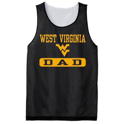 West Virginia Mountaineers Dad Mesh Reversible Basketball Jersey Tank