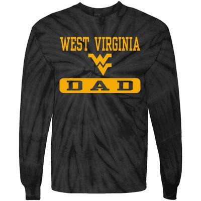 West Virginia Mountaineers Dad Tie-Dye Long Sleeve Shirt