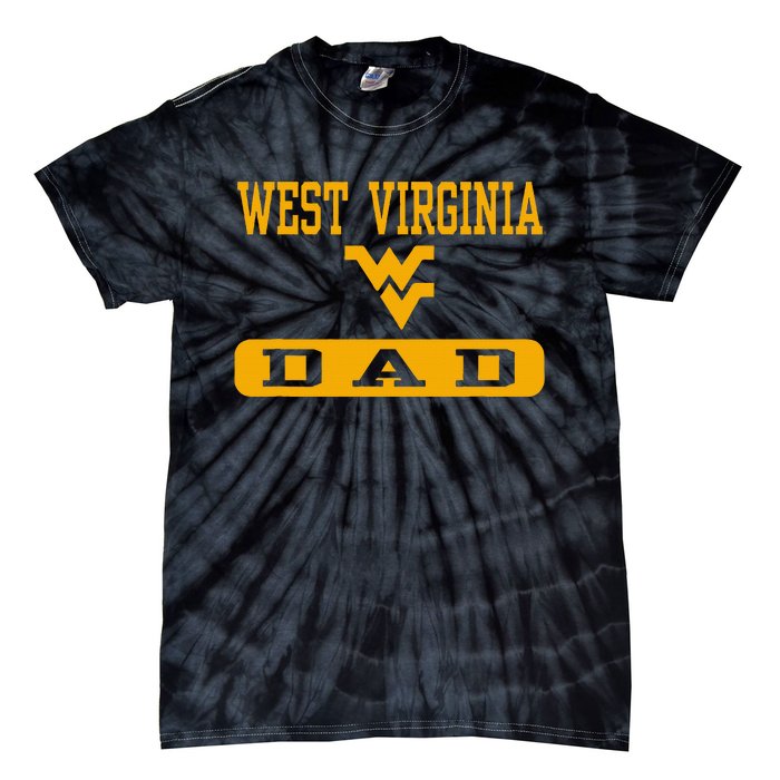 West Virginia Mountaineers Dad Tie-Dye T-Shirt