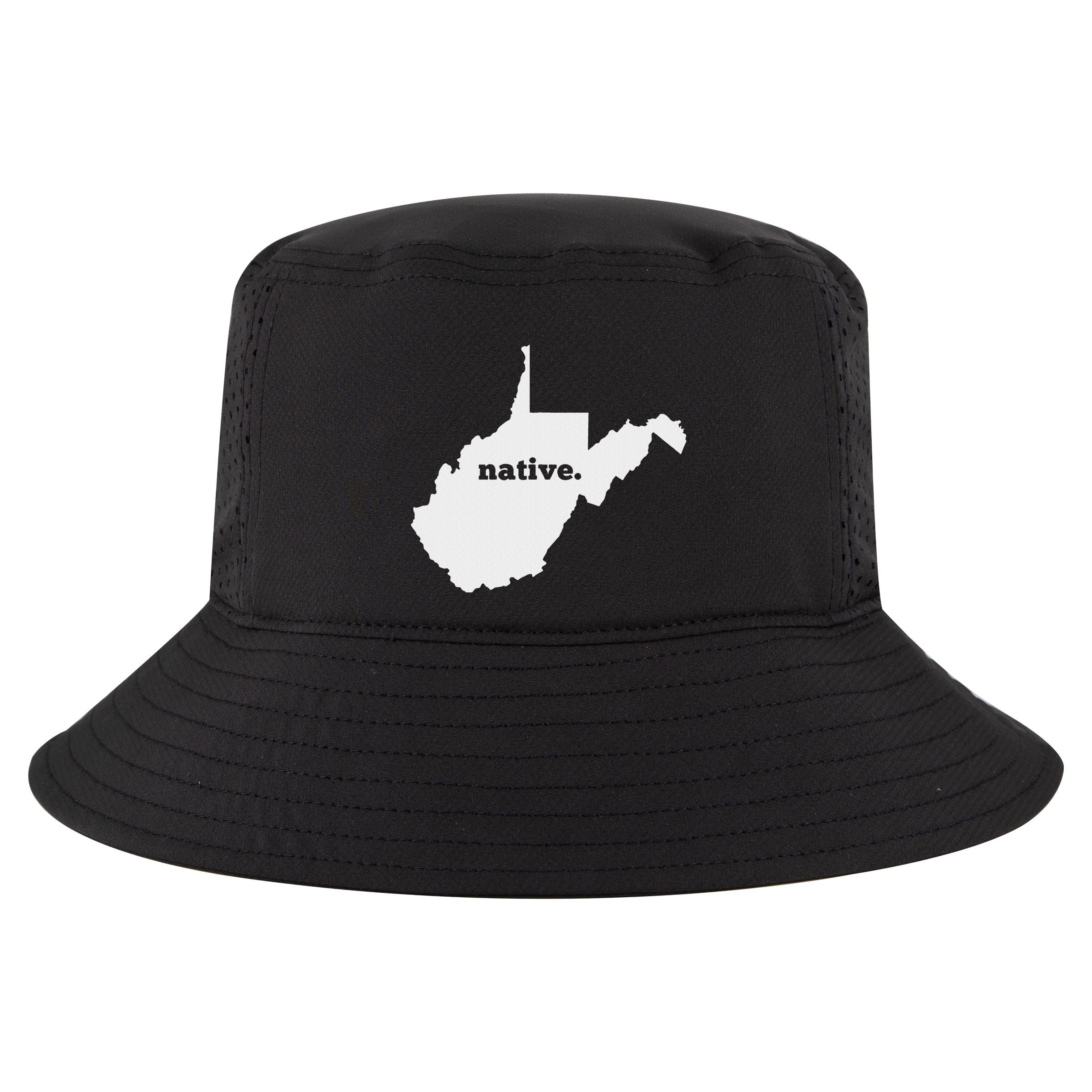 West Virginia Native Cool Comfort Performance Bucket Hat