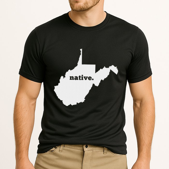 West Virginia Native Cooling Performance Crew T-Shirt