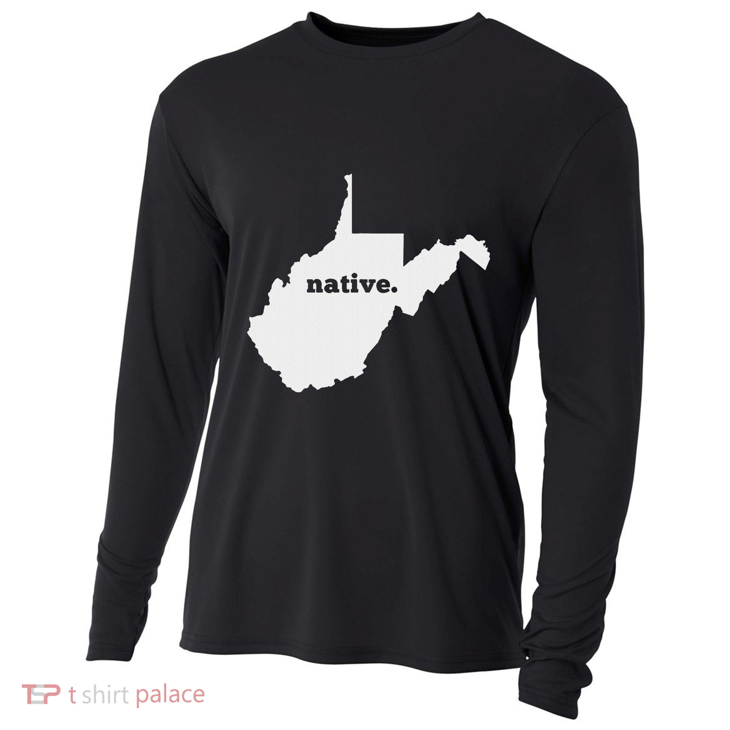 West Virginia Native Cooling Performance Long Sleeve Crew