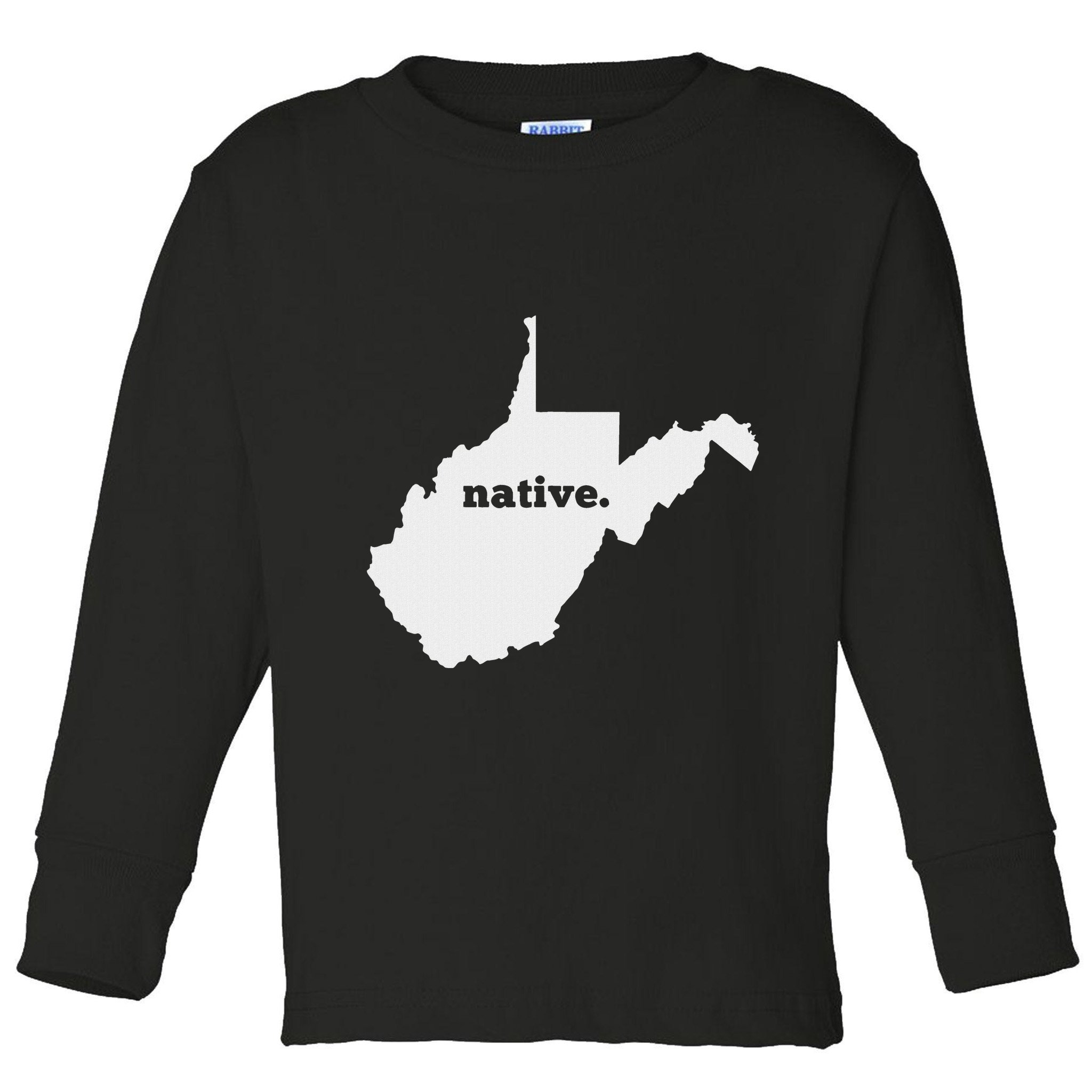 West Virginia Native Toddler Long Sleeve Shirt
