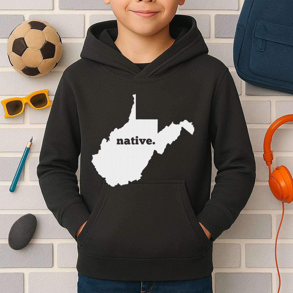 West Virginia Native Kids Hoodie