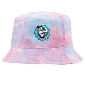 West Virginia Nurse Great Gift Whats Your Superpower Gift Tie-Dyed Bucket Hat