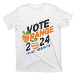 Women Vote Orange Trump Desantis 2024 Presidential Election Gift T-Shirt