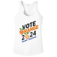 Women Vote Orange Trump Desantis 2024 Presidential Election Gift Ladies PosiCharge Competitor Racerback Tank