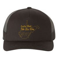 West Virginia Pride Wv Home Country Roads Footprint Yupoong Adult 5-Panel Trucker Hat