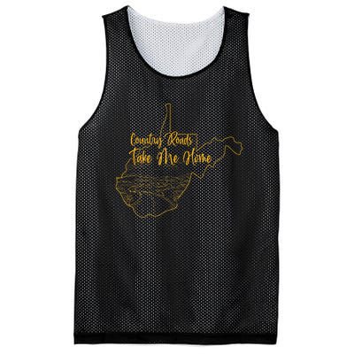 West Virginia Pride Wv Home Country Roads Footprint Mesh Reversible Basketball Jersey Tank