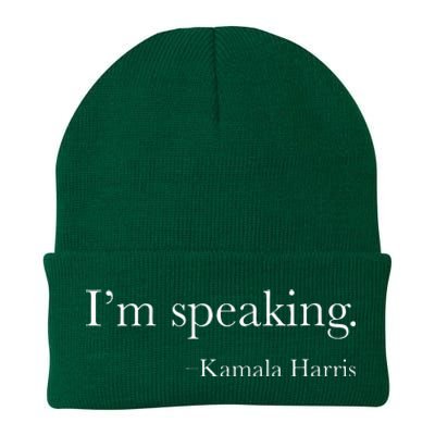 Wo Vice President Kamala Harris 2024 Im Speaking Knit Cap Winter Beanie