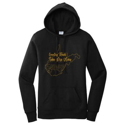 West Virginia Pride Wv Home Country Roads Footprint Women's Pullover Hoodie