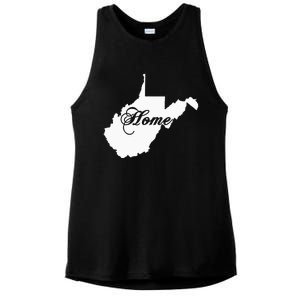 West Virginia Pride Wv Gift Ladies PosiCharge Tri-Blend Wicking Tank