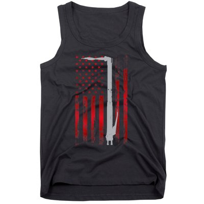 Welding Vintage Patriotic USA American Flag Welder Gift Tank Top