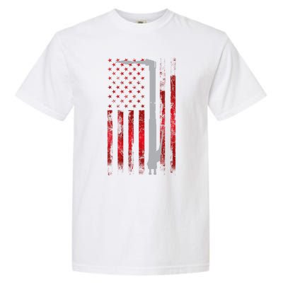 Welding Vintage Patriotic USA American Flag Welder Gift Garment-Dyed Heavyweight T-Shirt