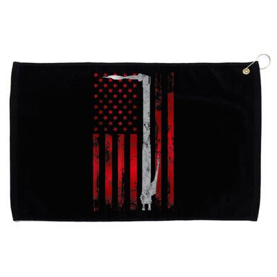 Welding Vintage Patriotic USA American Flag Welder Gift Grommeted Golf Towel