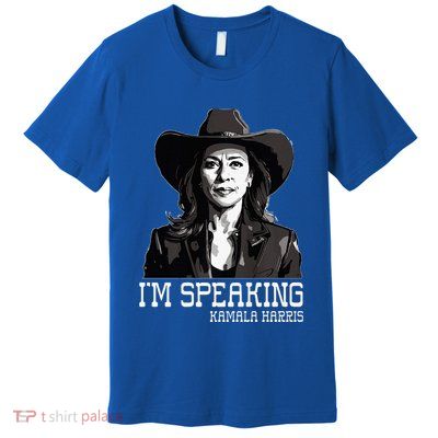 Woman Voting President IM Speaking Kamala Harris America Premium Premium T-Shirt
