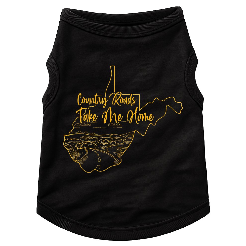 West Virginia Pride Wv Home Country Roads Footprint Doggie Tank
