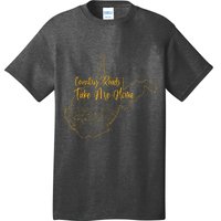 West Virginia Pride Wv Home Country Roads Footprint T-Shirt