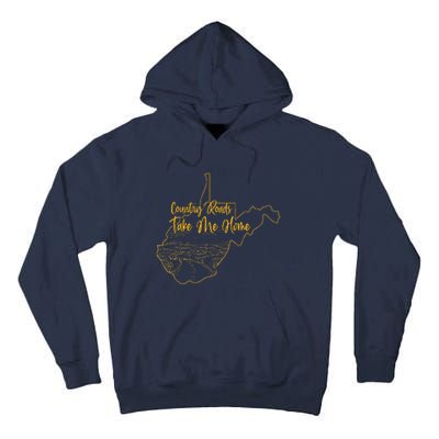 West Virginia Pride Wv Home Country Roads Footprint Tall Hoodie